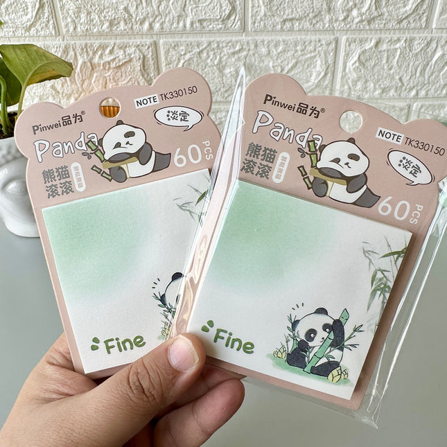 Cute Panda Sticky Notes (Pack of 2) - KIQOO